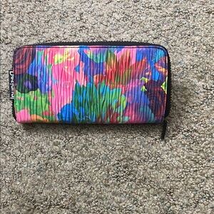 Desigual Multicolor Pleated Wallet